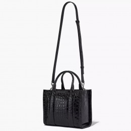 СУМКА MARC JACOBS THE SMALL CROC-EMBOSSED TOTE BAG BLACK
