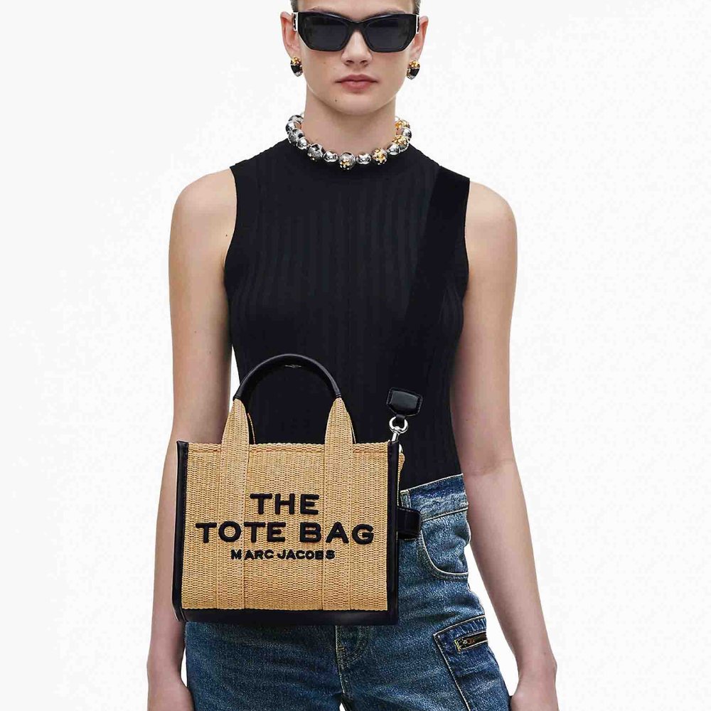 СУМКА MARC JACOBS THE WOVEN SMALL TOTE BAG NATURAL