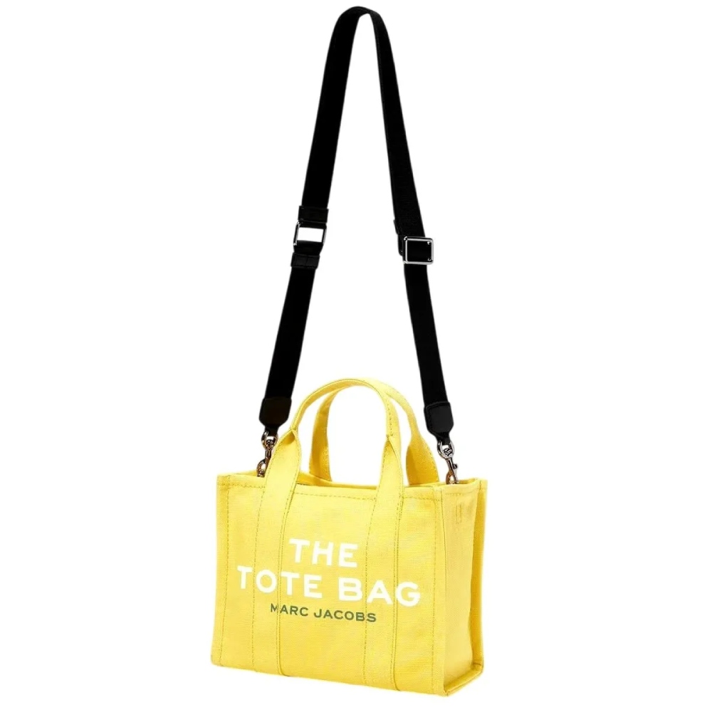 СУМКА MARC JACOBS X PEANUTS CANVAS THE SNOOPY SMALL TOTE BAG YELLOW