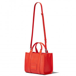 СУМКА MARC JACOBS THE LEATHER SMALL TOTE BAG  ELECTRIC ORANGE