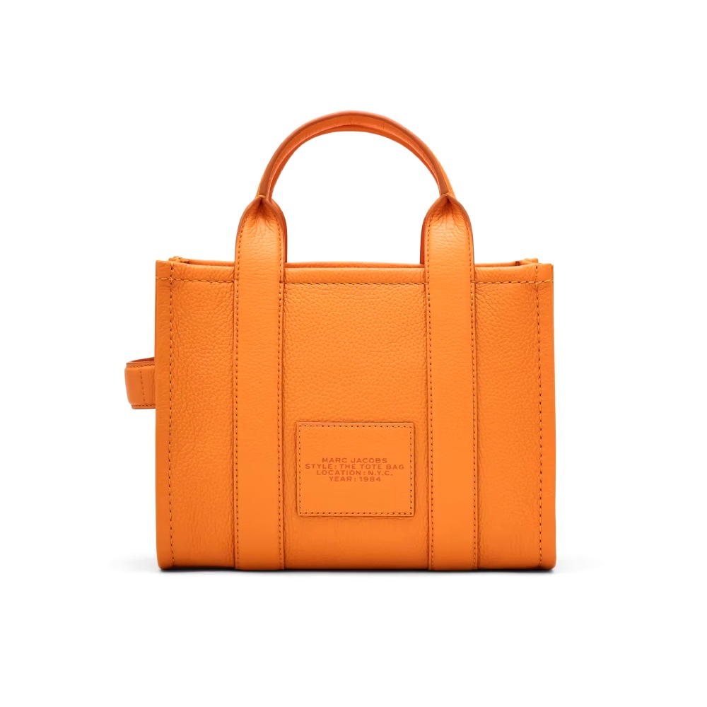 СУМКА MARC JACOBS THE LEATHER SMALL TOTE BAG SCORCHED