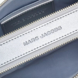 СУМКА MARC JACOBS THE METALLIC SNAPSHOT SILVER