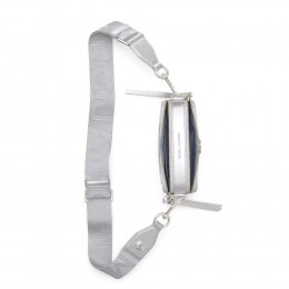 СУМКА MARC JACOBS THE METALLIC SNAPSHOT SILVER