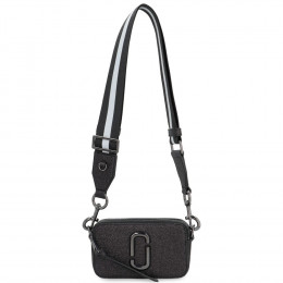 СУМКА MARC JACOBS SNAPSHOT  CROSSBODY BAG GLITTER BLACK