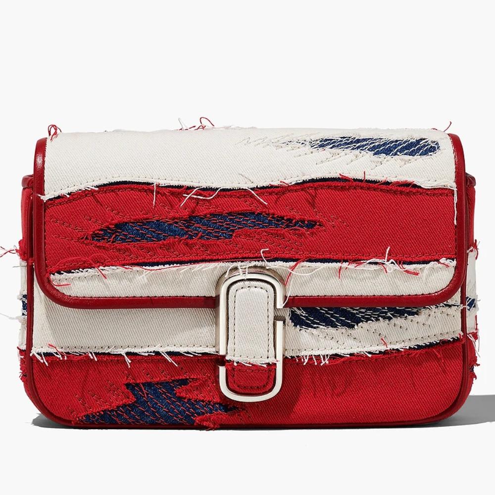 СУМКА MARC JACOBS THE AMERICANA J MARC SHOULDER BAG RED DENIM