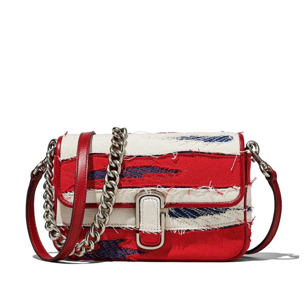 СУМКА MARC JACOBS THE AMERICANA J MARC SHOULDER BAG RED DENIM