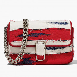 СУМКА MARC JACOBS THE AMERICANA J MARC SHOULDER BAG RED DENIM