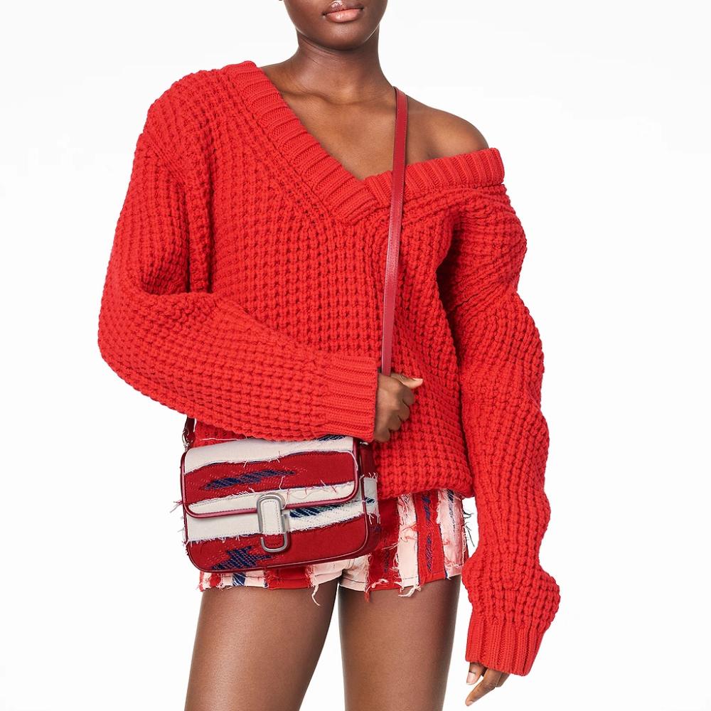 СУМКА MARC JACOBS THE AMERICANA J MARC SHOULDER BAG RED DENIM