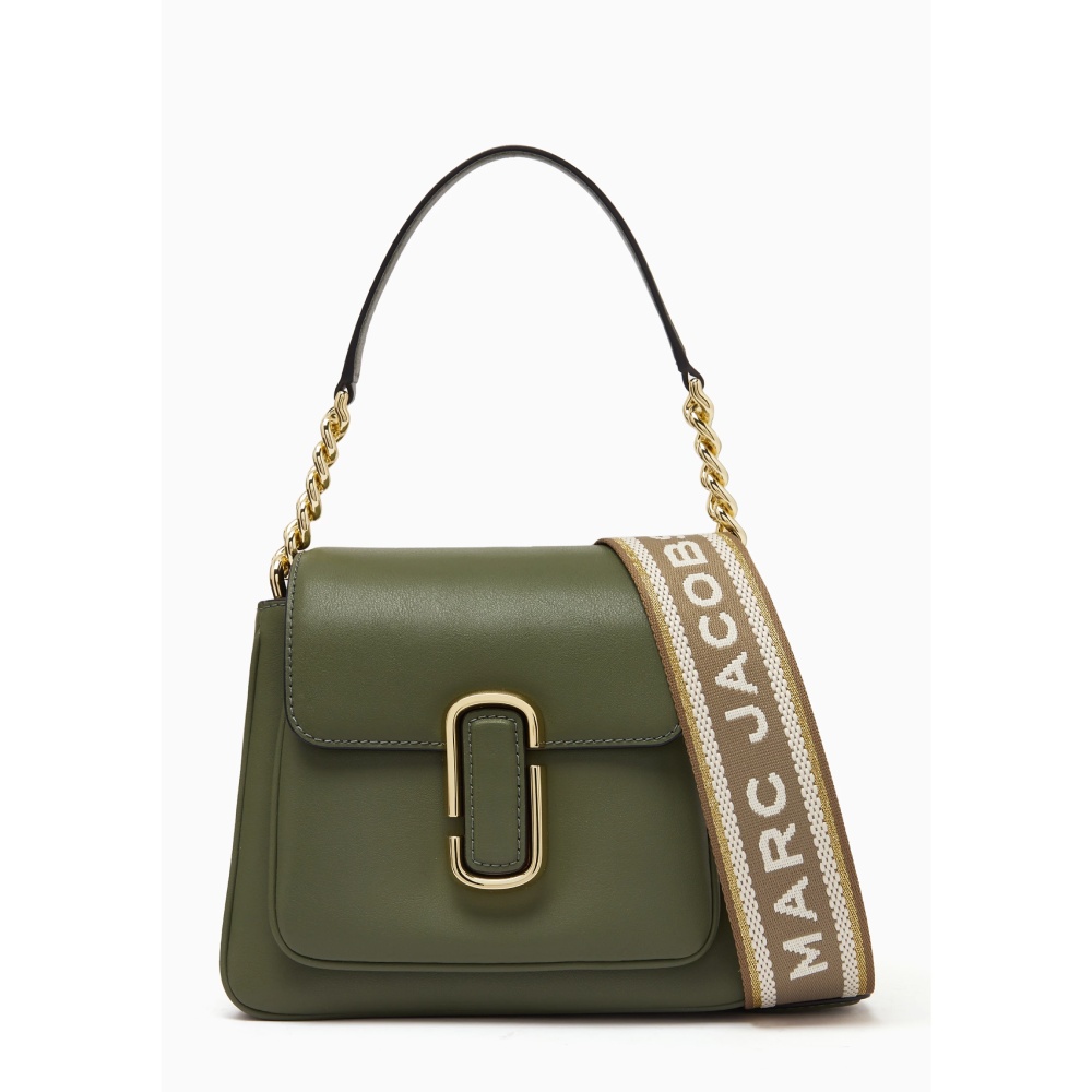 СУМКА MARC JACOBS  THE J MINI SATCHEL SHOULDER BAG in LEATHER GREEN