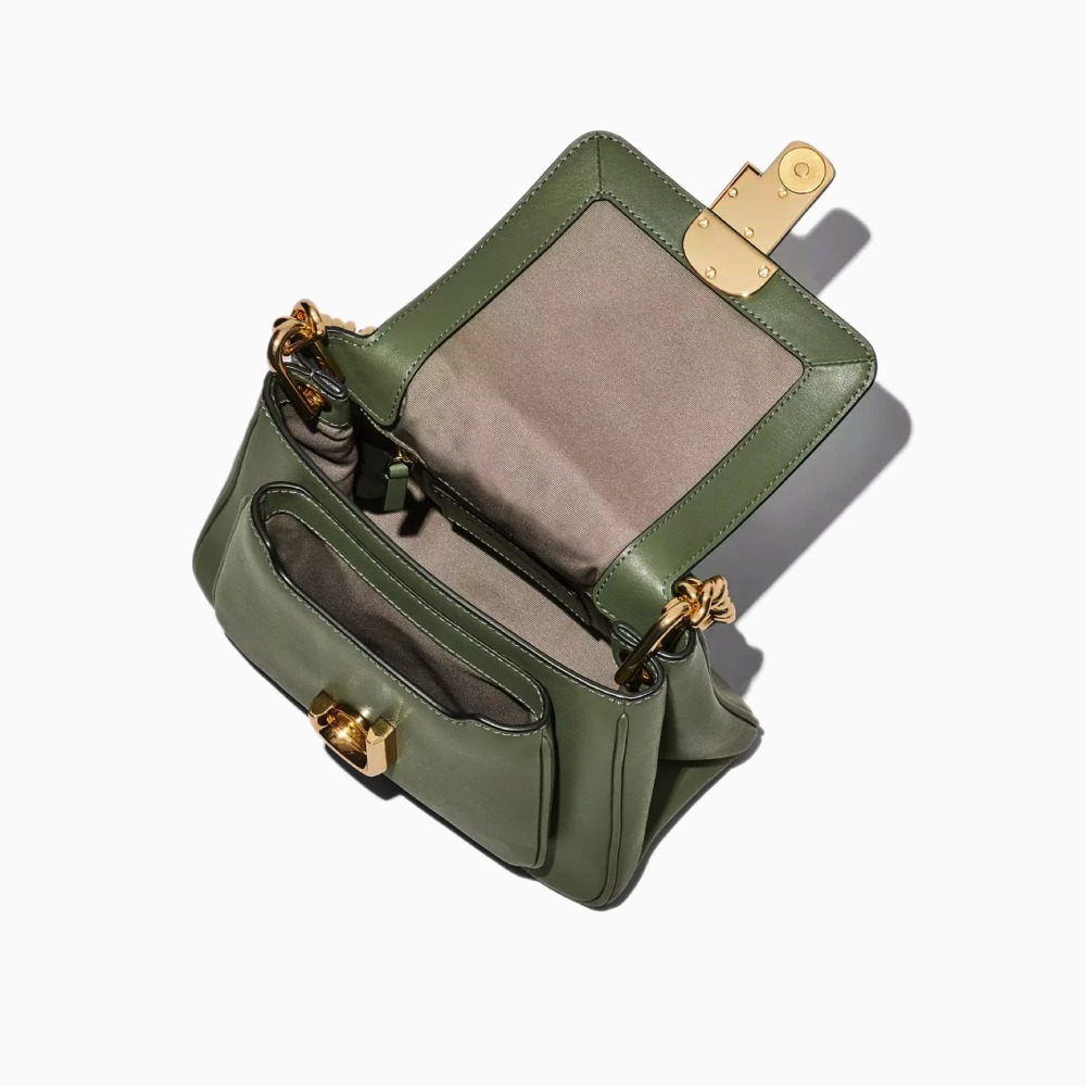 СУМКА MARC JACOBS  THE J MINI SATCHEL SHOULDER BAG in LEATHER GREEN