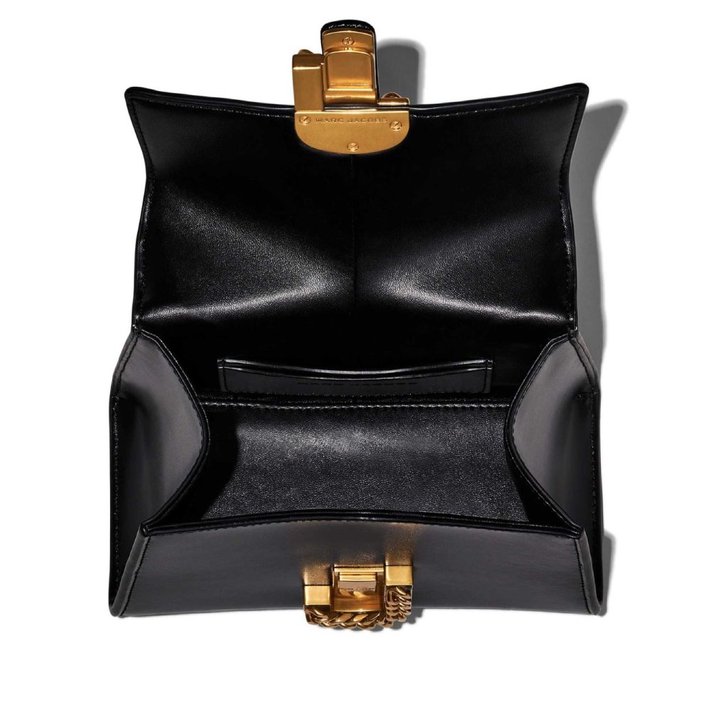 СУМКА MARC JACOBS THE ST. MARC MINI TOP HANDLE LEATHER BAG BLACK