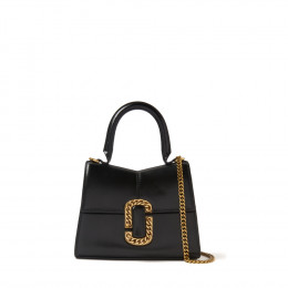 СУМКА MARC JACOBS THE ST. MARC MINI TOP HANDLE LEATHER BAG BLACK