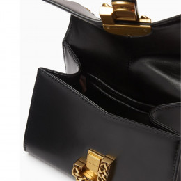 СУМКА MARC JACOBS THE ST. MARC MINI TOP HANDLE LEATHER BAG BLACK