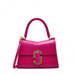 СУМКА MARC JACOBS THE ST. MARC SMALL TOP HANDLE LEATHER BAG LIPSTICK PINK