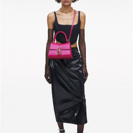 СУМКА MARC JACOBS THE ST. MARC SMALL TOP HANDLE LEATHER BAG LIPSTICK PINK