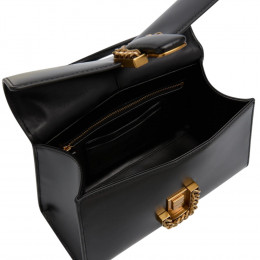 СУМКА MARC JACOBS THE ST. MARC SMALL TOP HANDLE LEATHER BAG BLACK