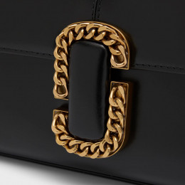 СУМКА MARC JACOBS THE ST. MARC SMALL TOP HANDLE LEATHER BAG BLACK